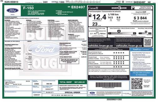 Iconic Silver Metallic 2025 Ford F-150 Lariat