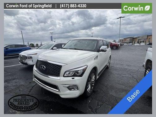 Majestic White 2017 INFINITI QX80 Base