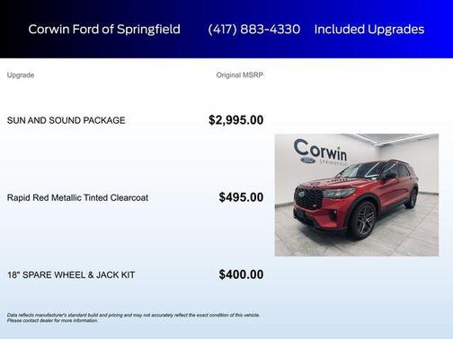 2025 Ford Explorer ST