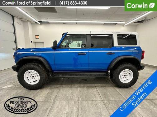 Velocity Blue Metallic 2026 Ford Bronco Heritage Edition