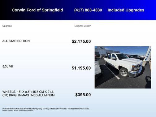 2018 Chevrolet Silverado 1500 1LT