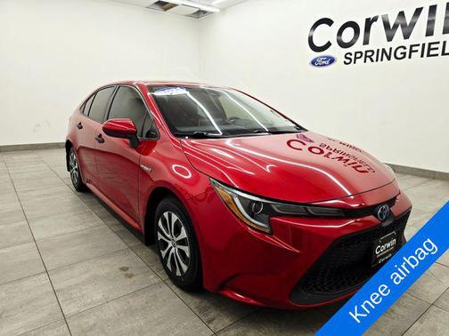 Barcelona Red Metallic 2021 Toyota Corolla Hybrid LE