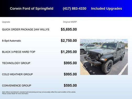 Sting-Gray Clearcoat 2020 Jeep Wrangler Unlimited Willys 4x4