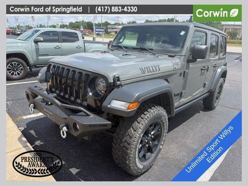 Sting-Gray Clearcoat 2020 Jeep Wrangler Unlimited Willys 4x4
