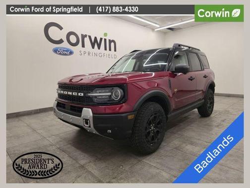 Ruby Red Metallic 2026 Ford Bronco Sport Badlands