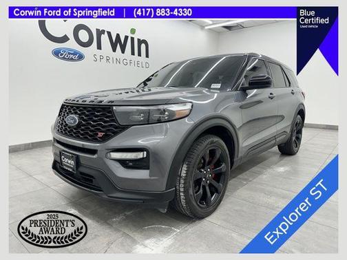 Gray Metallic 2022 Ford Explorer ST