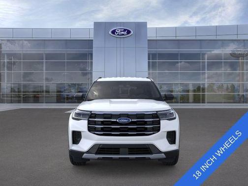 Star White Metallic Tri-Coat 2026 Ford Explorer Active