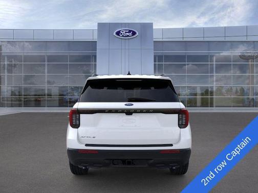 Star White Metallic Tri-Coat 2026 Ford Explorer Active