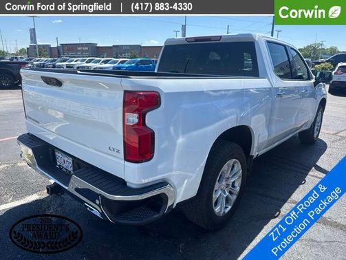 Summit White 2025 Chevrolet Silverado 1500 LTZ