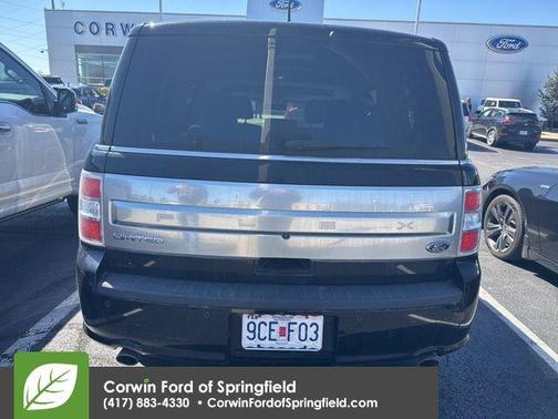 White Platinum Metallic Tri-Coat 2017 Ford Flex Limited