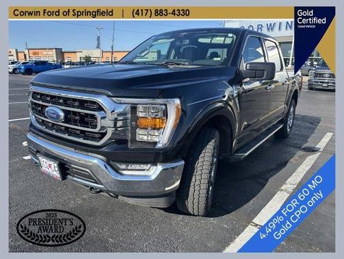 Agate Black Metallic 2023 Ford F-150 XLT