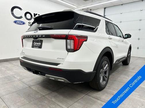 Star White Metallic Tri-Coat 2026 Ford Explorer Active