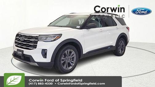 Star White Metallic Tri-Coat 2026 Ford Explorer Active