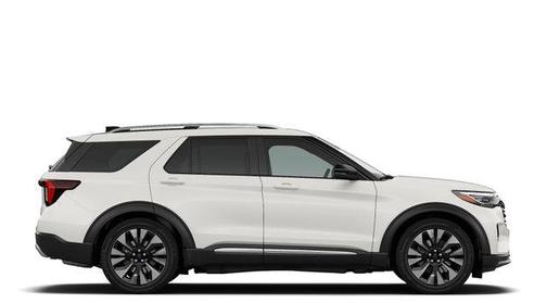 White 2026 Ford Explorer Platinum