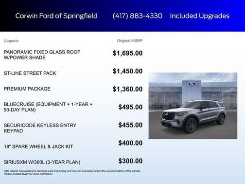 Carbonized Gray Metallic 2026 Ford Explorer ST-Line