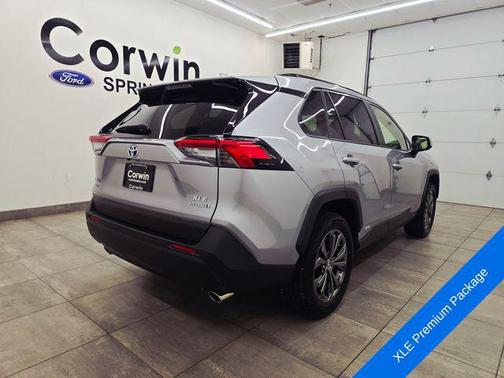 Silver Sky Metallic 2023 Toyota RAV4 Hybrid XLE Premium
