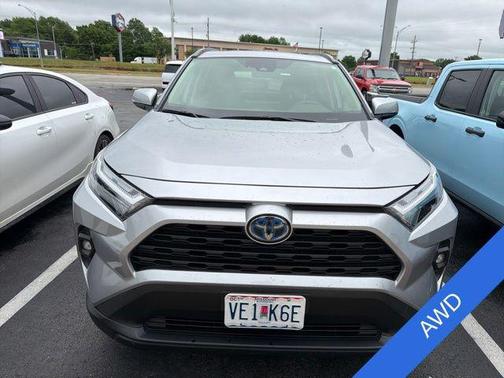 Silver Sky Metallic 2023 Toyota RAV4 Hybrid XLE Premium