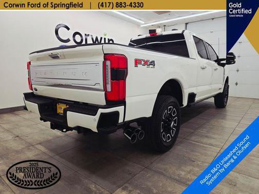 Star White Metallic Tri-Coat 2024 Ford F-350 Platinum