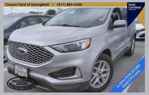 Iconic Silver Metallic 2024 Ford Edge SEL