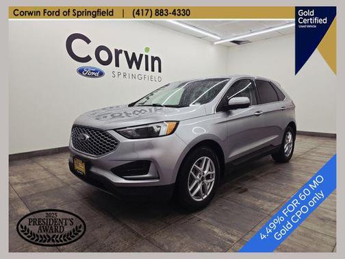 Iconic Silver Metallic 2024 Ford Edge SEL