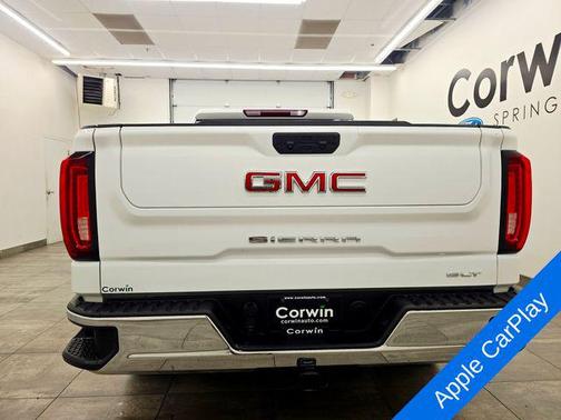Summit White 2025 GMC Sierra 1500 SLT