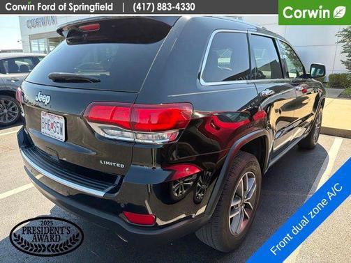 Diamond Black Crystal Pearlcoat 2021 Jeep Grand Cherokee Limited