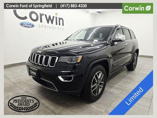 Diamond Black Crystal Pearlcoat 2021 Jeep Grand Cherokee Limited
