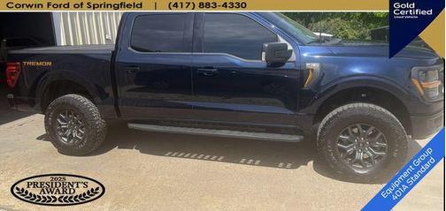 Antimatter Blue Metallic 2024 Ford F-150 Tremor