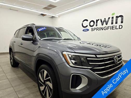 Platinum Gray Metallic 2024 Volkswagen Atlas 2.0T SE w/Technology 4MOTION