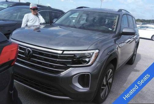Platinum Gray Metallic 2024 Volkswagen Atlas 2.0T SE w/Technology 4MOTION