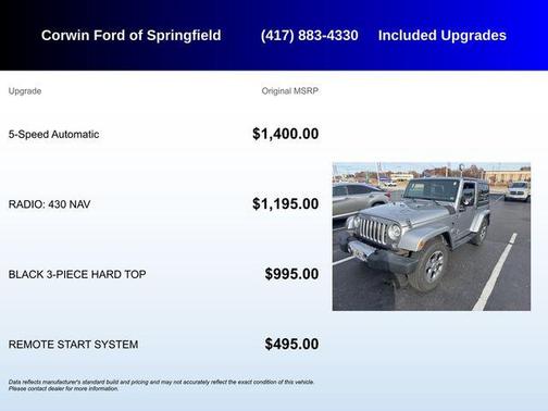 2017 Jeep Wrangler Sahara