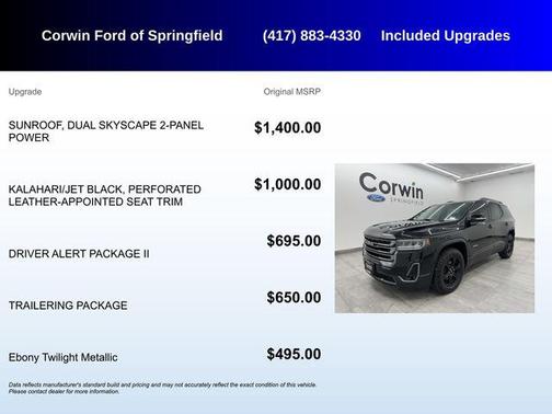 2020 GMC Acadia AWD AT4