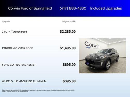 Magnetic Metallic 2020 Ford Escape SEL