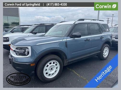 Azure Gray Metallic Tri-Coat 2026 Ford Bronco Sport Heritage