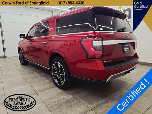 Rapid Red Metallic Tinted Clearcoat 2021 Ford Expedition Max Limited