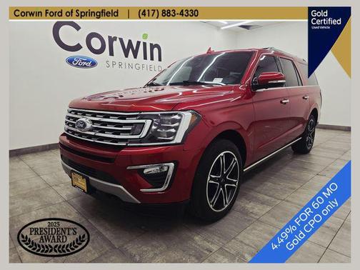 Rapid Red Metallic Tinted Clearcoat 2021 Ford Expedition Max Limited