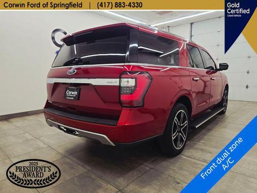 Rapid Red Metallic Tinted Clearcoat 2021 Ford Expedition Max Limited