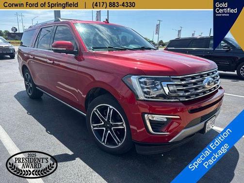 Rapid Red Metallic Tinted Clearcoat 2021 Ford Expedition Max Limited