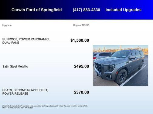 2022 GMC Yukon 4WD AT4