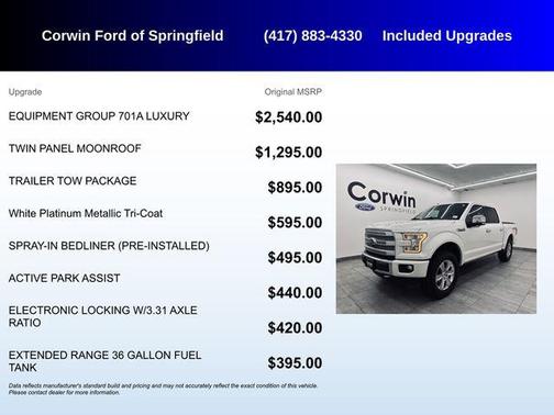 2016 Ford F-150 Platinum