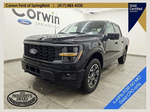 Agate Black Metallic 2024 Ford F-150 STX