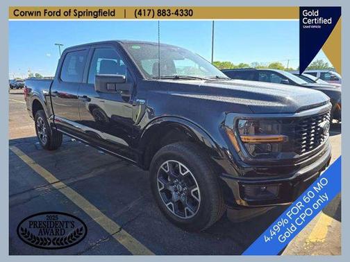 Agate Black Metallic 2024 Ford F-150 STX