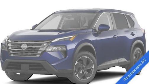 Deep Ocean Blue Pearl/Super Black 2025 Nissan Rogue SV