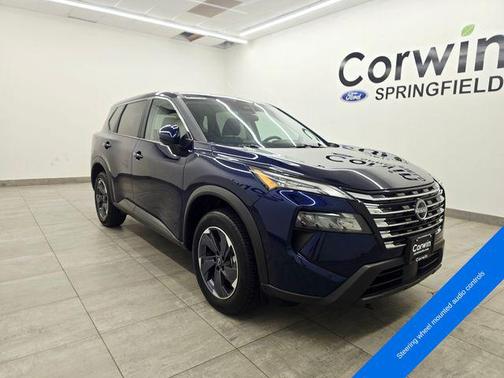Deep Ocean Blue Pearl/Super Black 2025 Nissan Rogue SV