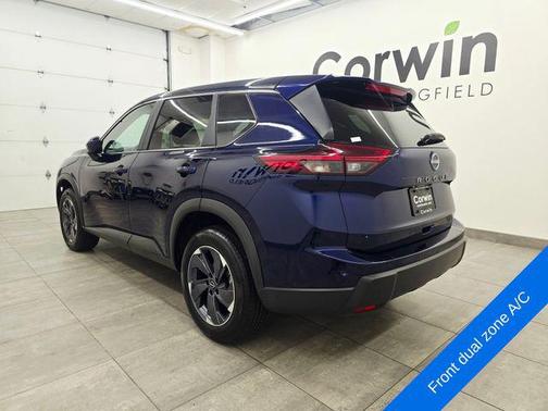 Deep Ocean Blue Pearl/Super Black 2025 Nissan Rogue SV