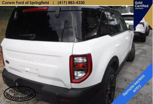 Oxford White 2025 Ford Bronco Sport Outer Banks
