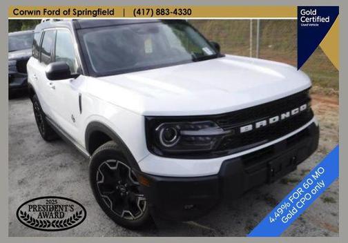 Oxford White 2025 Ford Bronco Sport Outer Banks