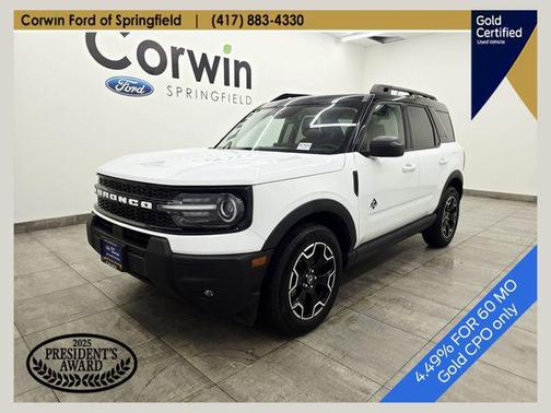 Oxford White 2025 Ford Bronco Sport Outer Banks