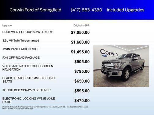 Silver Spruce Metallic 2019 Ford F-150 Lariat