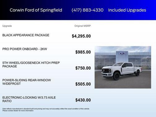 Oxford White 2026 Ford F-350 Lariat